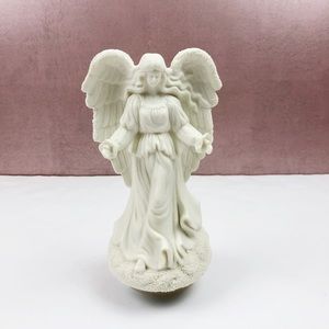 White Angel Musical Christmas Figurine